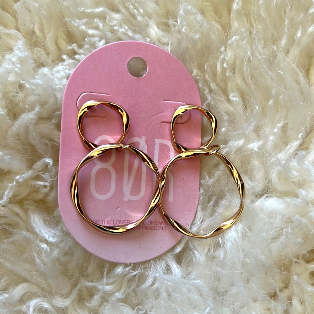 Revolve Gold earrings